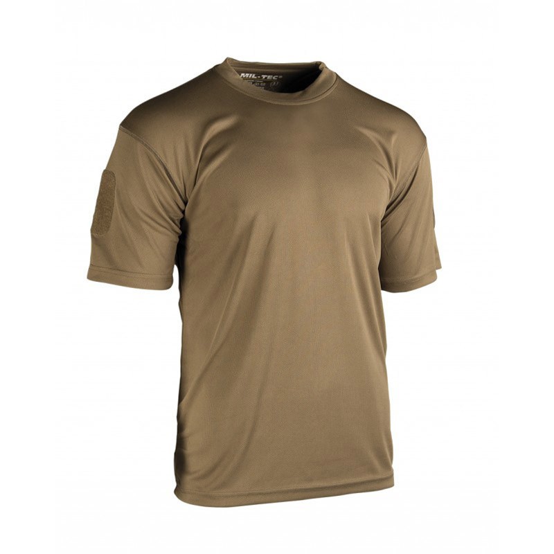 Tshirt Tactique Miltec Quick Dry Tan Pro Army