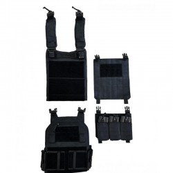 Gilet Porte-Plaques Black Ops Alpha Avec Porte-Chargeurs 5.56 02