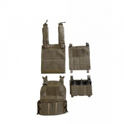 Gilet Porte-Plaques Orion Tactical Alpha Tan avec Porte-Chageurs 5.56 03