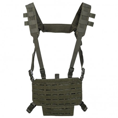 Chest Rig Léger Mil-tec Laser Cut vert