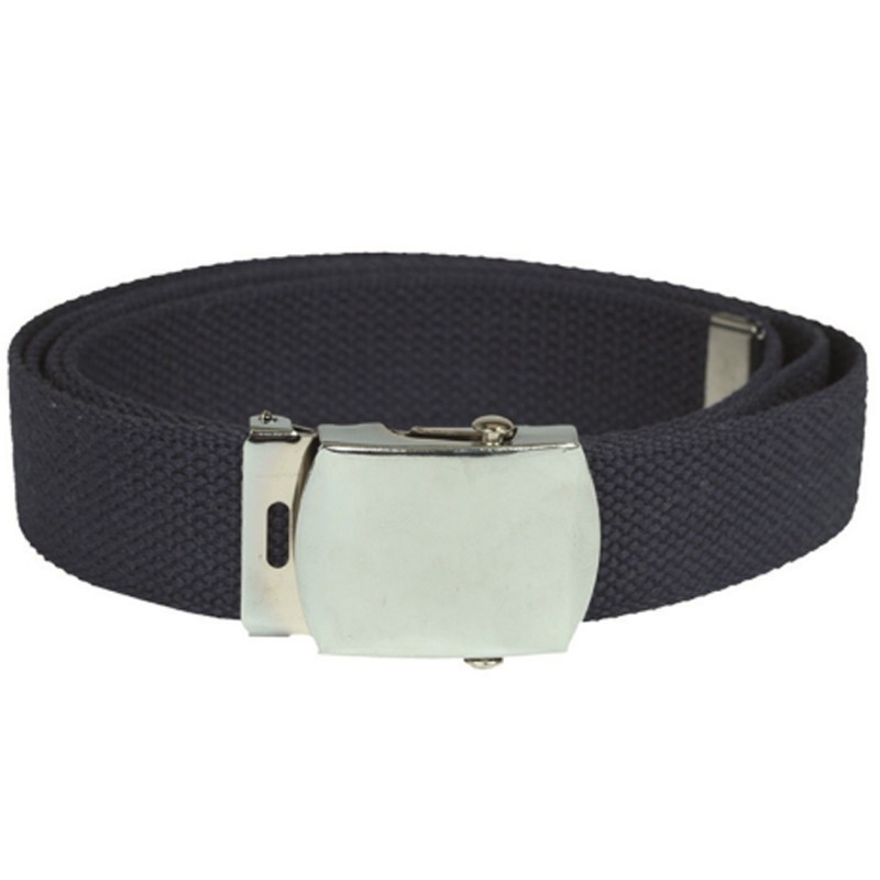 Ceinture militaire Mil-Tec Toile bleu marine