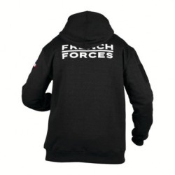 Sweat à Capuche Militaire Ares French Forces noir 04