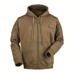 Sweat à Capuche Militaire Ares French Forces tan 02